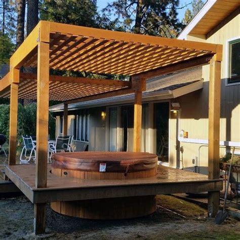 25 Best Backyard Hot Tub Deck Design Ideas For Relaxing