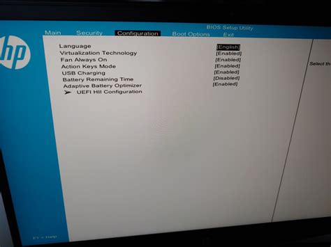 hp bios update  long