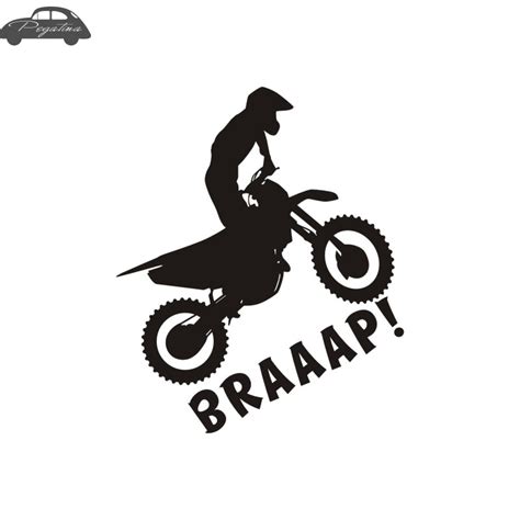 pegatina braaap sticker motocross decal motorcycle posters vinyl wall decals decor mural skiing