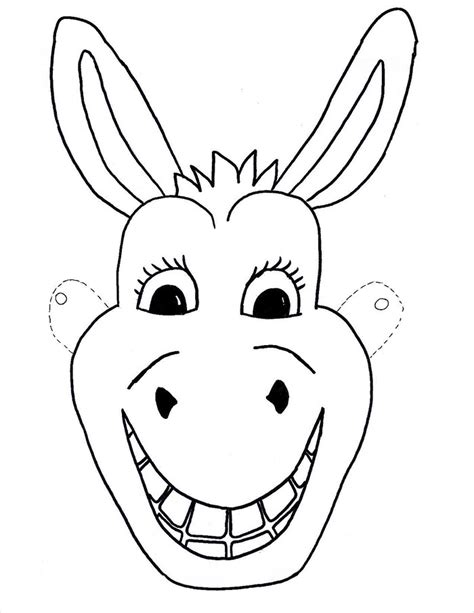 donkey drawing easy  getdrawings