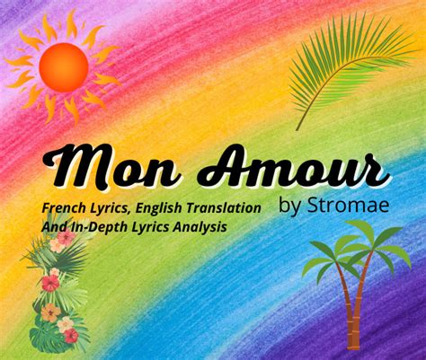 Stromae — Mon Amour French Lyrics And English Translation