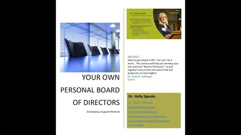 personal board  directors worksheet paladininspire