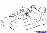 Sneakers Jordan Sneaker sketch template