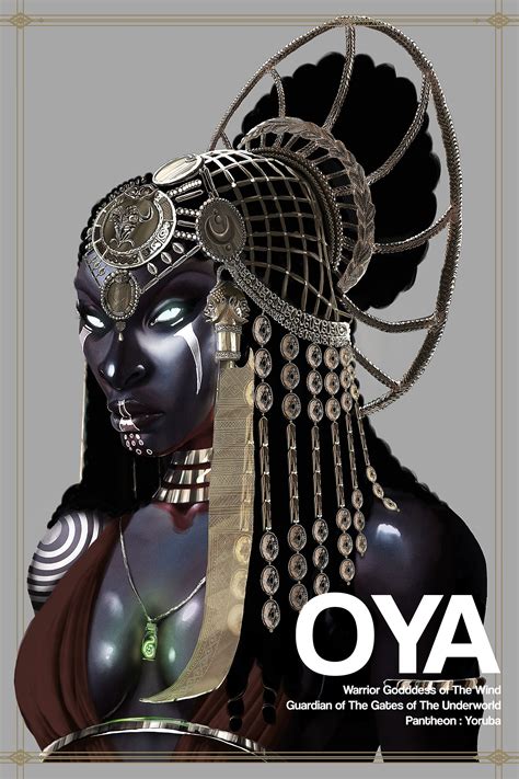 Artstation Oya Fierce Warrior Goddess Of The Wind