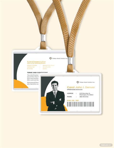 wallet id card template  psd illustrator publisher word