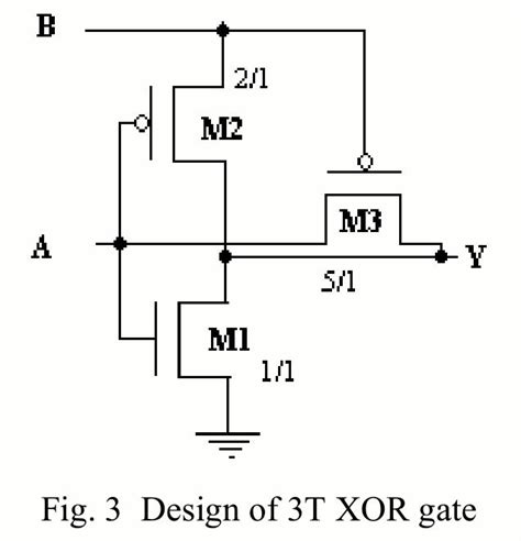 xor gate simple circuit diagram
