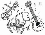 Instruments Coloring Pages Instrument Musical Music Drawing Color Clipart Getdrawings Printable Library Getcolorings Popular sketch template