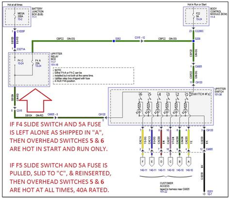 ford upfitter switches wiring diagram copaint