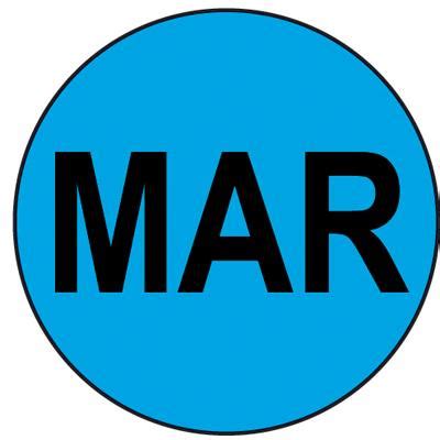 march circle label distinctive medical