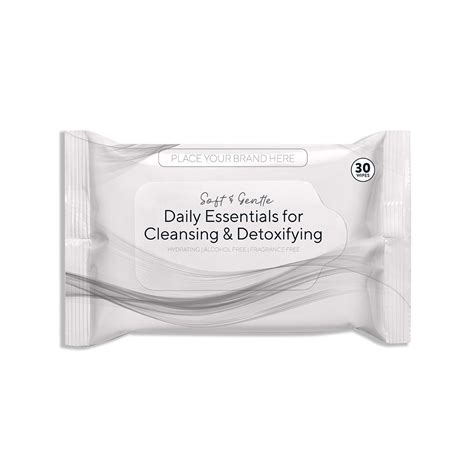 daily essentials cleansing  detoxifying wet wipes mpws