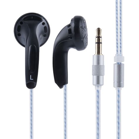 wooeasy emxs   ear earphones flat head plug earphone hifi bass earbuds dj earbuds heavy