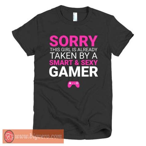 Smart And Sexy Gamer Tshirt Cool Tshirt Designs