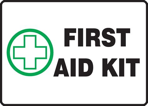 aid kit sign   arrow  direction