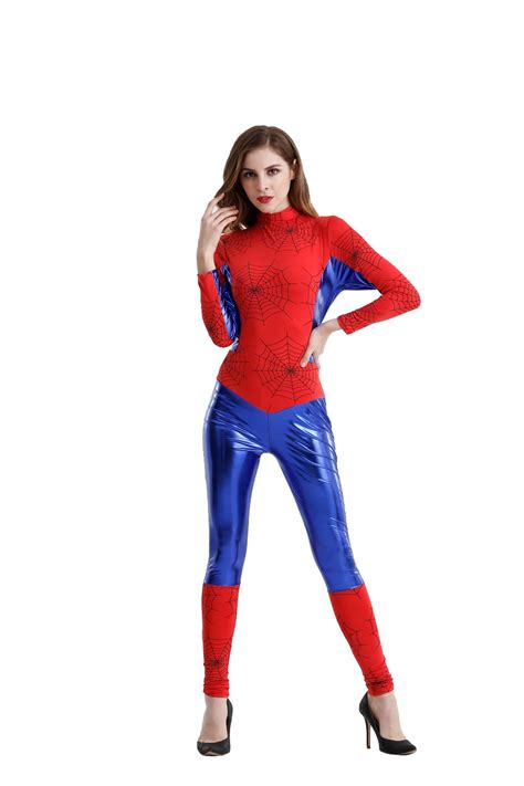 women comic book super hero cosplay costume jumpsuit catsuit bodysuit