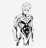 Punch Genos Roupa Onepunchman Coloring Colorare Pngkey Disegni Pngfind Pngs sketch template