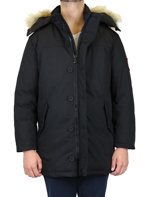 gbh mens tech heavyweight long parka winter jacket coat walmartcom