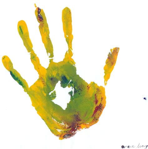 hand print painting clipart