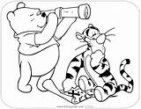 Tigger Pooh Winnie Coloring Pages Disneyclips Treasure Hunt sketch template