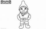 Gnomeo Coloring Pages Sherlock Gnomes Printable Color Kids sketch template