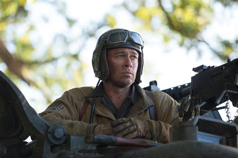 fury  review brad pitt killing nazis    york times