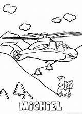 Michiel Helikopter Kleurplaten sketch template