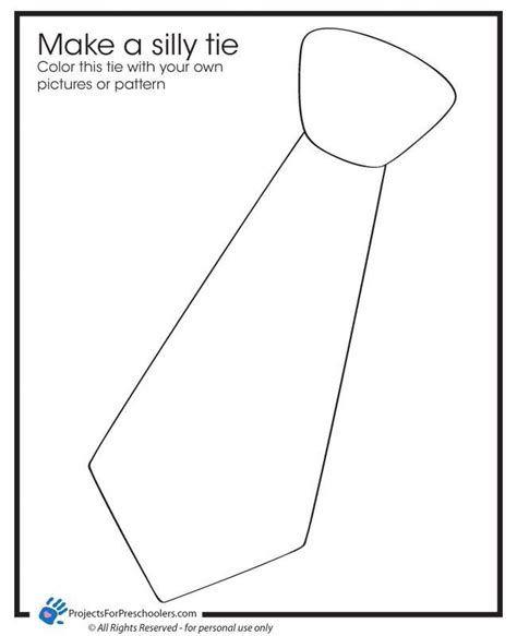 tie pattern printable template