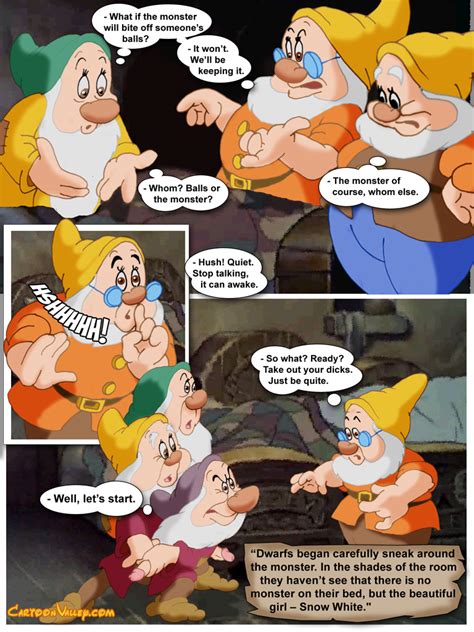 Snow White And Seven Dwarf Queers Cartoon Valley Porn Comics