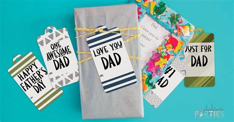fathers day gift tags dads    love