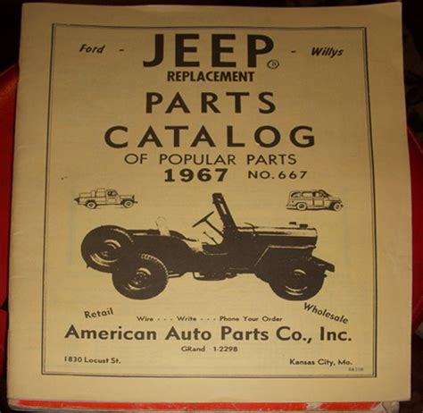 willys jeep parts catalog heat exchanger spare parts
