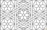 Mosaic Coloring Tile Pages Cathedral Monreale Pattern Printable Styles sketch template