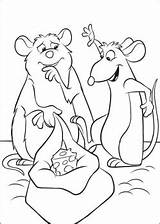 Remy Coloring Pages Family Ratatouille sketch template