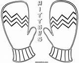 Mitten Mittens Coloringway Malefashionadvice Otherwise sketch template