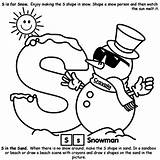Crayola Letter Sandbox Snowman Getdrawings sketch template