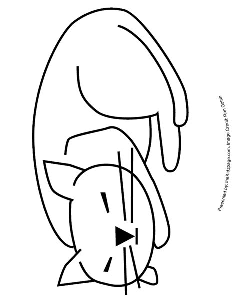sleeping cat  coloring pages  kids printable colouring