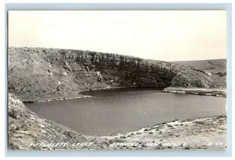 Vintage Rppc Bottomless Lake Roswell New Mexico Vintage Postcard F103