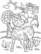 Coloring Pages Animal Wild Safari Animals Topsy Jungle Color Kids Tim Cute Colouring Turvy Print Printable Sheets Drawing African Bestcoloringpagesforkids sketch template