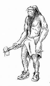 Neanderthal Nuk Luk Esascosas Cryptid Lendária Criatura sketch template