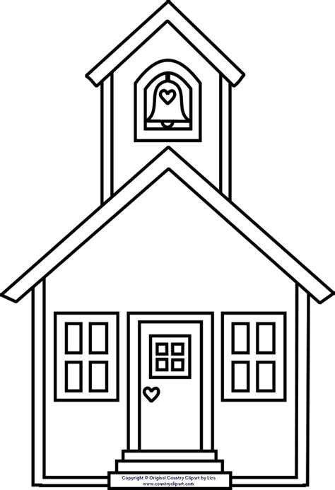 outline  house clipartsco