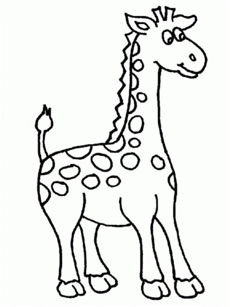 baby giraffe coloring pages