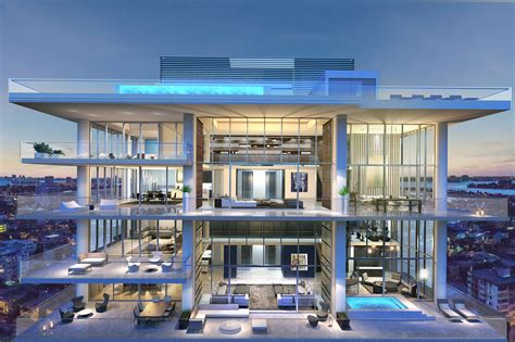 miami beach penthouse with pool lists for 33 million wsj