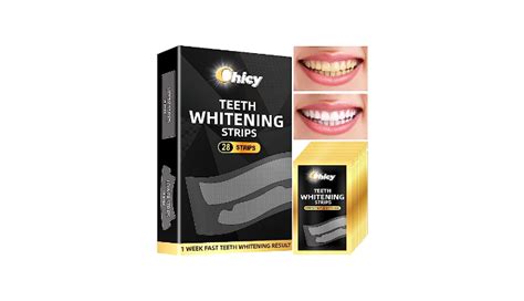 teeth whitening strip  sensitive teeth  slip whitening strips