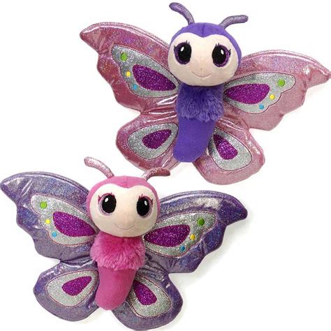 wholesale  butterfly plush toy assorted colors sku