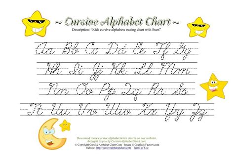 cursive alphabet chart  cursive alphabets  charts alphabet