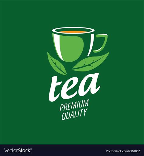 logo tea royalty  vector image vectorstock