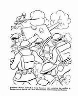 Coloring Pages History Kids Color Great American Wwi sketch template