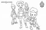 Lyoko Warriors Code Coloring Pages Printable Kids sketch template