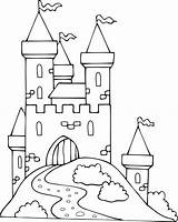 Chateau Moyen Château Rysunki Kolorowanki Rysowania Zamki Proste Castelo Coloriages Kasteel Dory Porady Temat Concernant Meilleures Prinses Chateaux Kleurplaat Greatestcoloringbook sketch template