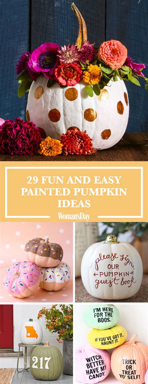 35 Halloween Pumpkin Painting Ideas No Carve Pumpkin Decorating