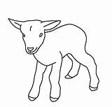 Goat Coloring Pages Cute Kids Template Sketch sketch template