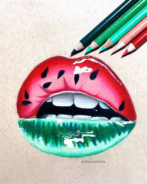 carlos  instagram watermelon lips  personal favorite lip